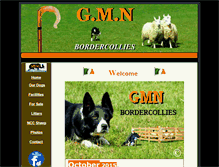 Tablet Screenshot of gmnbordercollies.com